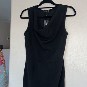 BOOHOO Cowl neck MIDI Dress - Size 8